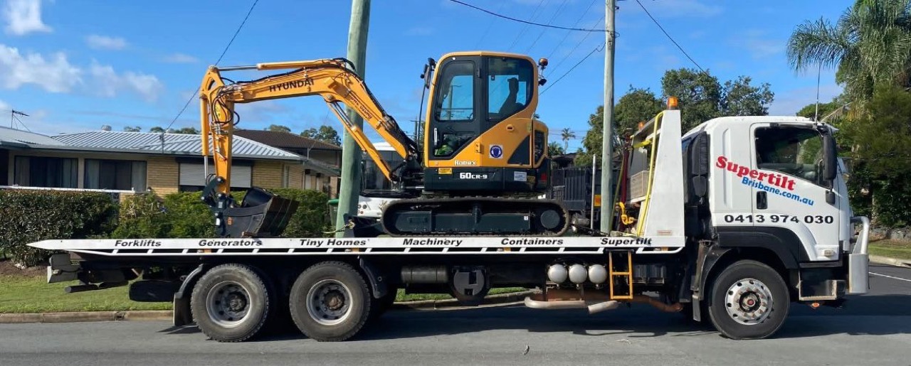Excavator Transport in Brisbane — Supertilt Brisbane