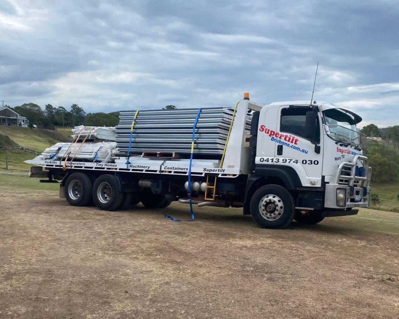 Steel & Building Materials Transport — Supertilt Brisbane